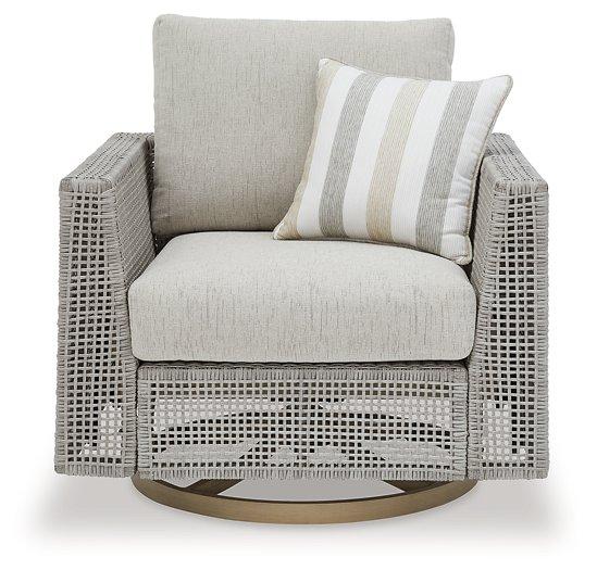 Seton Creek Outdoor Swivel Lounge with Cushion