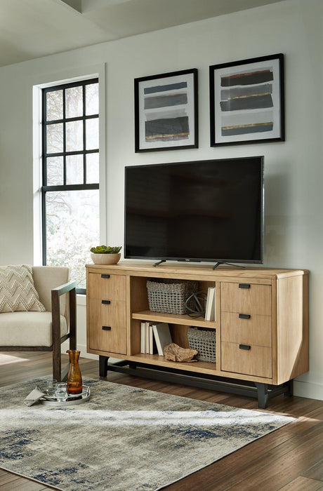 Freslowe TV Stand with Electric Fireplace