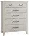 Vaughan-Bassett Passageways Oyster Grey 5 Drawer Chest in Oyster Grey image