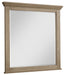 Vaughan-Bassett Passageways Deep Sand Landscape Mirror in Medium Brown image