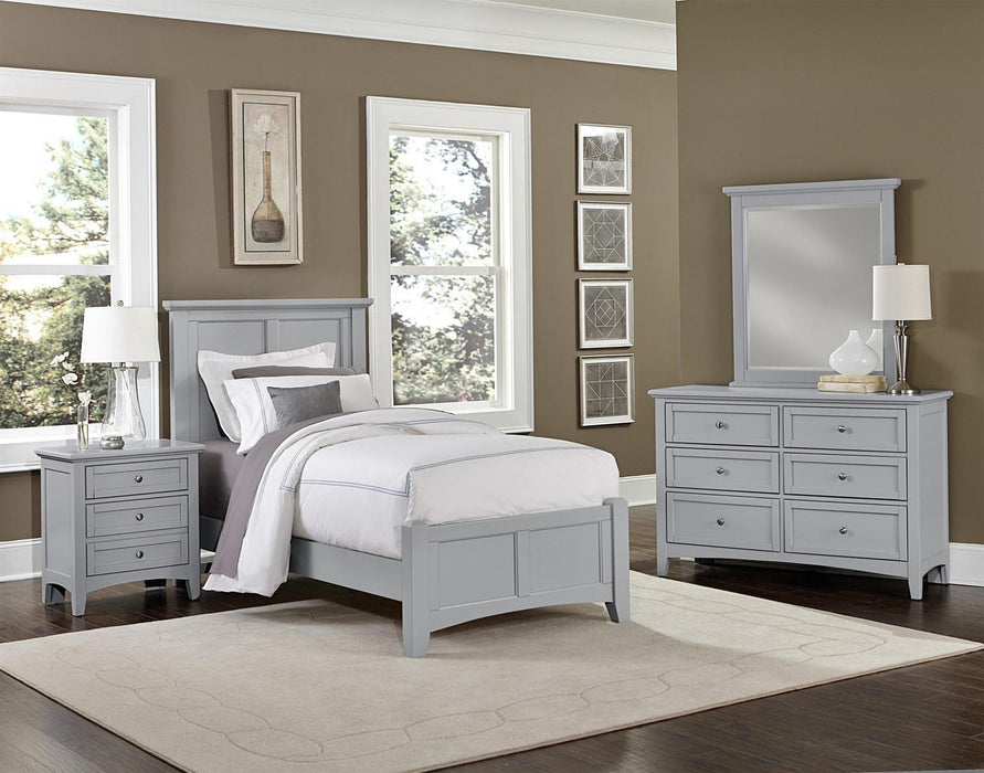 Vaughan-Bassett Bonanza Double Dresser in Gray